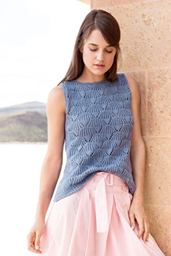 Estako Royal Cotton Classic, 100% Giza Cotton Yarn, Soft, Super Fino 1 For Crochet And Knitting 3.52 Oz (100G) / 273 Yrds (250M) (4068 - Purple) #TOP6