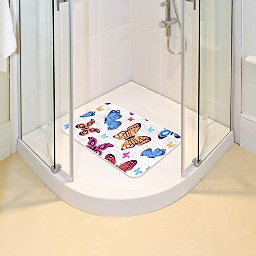 Alfombra antideslizante para baño Bennigiry ideal para evitar resbalones infantiles 7