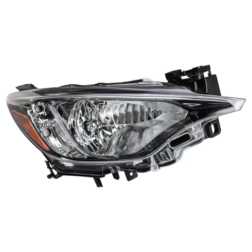 Image of TRQ Passenger Side Headlight Assembly Compatible with 2019-2020 Toyota Yaris L LE XLE 2016 Scion iA SC2503106