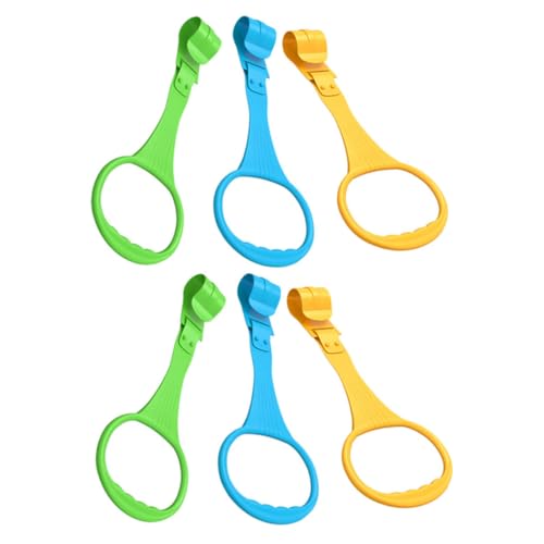 LEDMOMO 6個 幼児 運動 腕 筋力 乳児 おもちゃ 歩行 用 新生児 ベビーベッド ベッド ベビーベッド 幼児 ベビーベッド 保育 プル リング 立ち上がる プル リング プラスチック