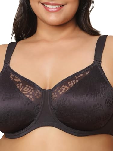 Image of Triumph Minimizer Women Bra Wired Non Padded Full Coverage Support Big Cup Bra with Padded Straps Reduces Bust by One Cup Size Comfortable Moulded High Support Bra for All Day Wear Pack of 1