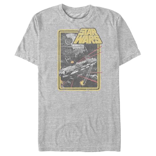 T-Shirt Star Wars Faucon Millénaire en coton col rond pour homme noir