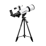 Das SV501-Teleskop wird mit K20-mm-Okularen; einem 5x20-Sucherfernrohr mit Halterung und einem Zenitspiegel; einer Objektivabdeckung und einem einstellbaren Stativ geliefert; Perfekt als Weihnachts- und Geburtstagsgeschenk