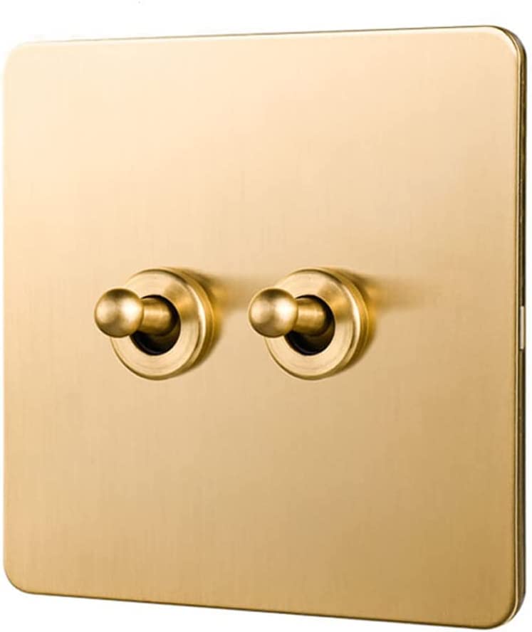 Interruptor de pared con luz de control oculta para localización nocturna rápida