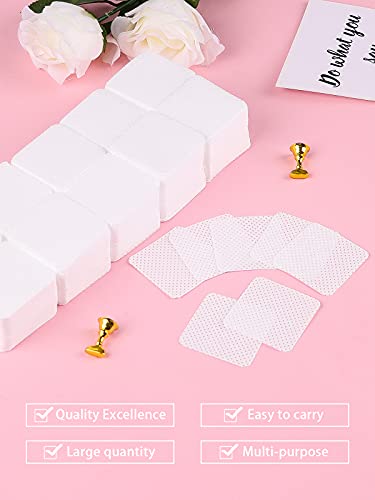 EBANKU 1000 stück Wattepads Fusselfreie Pads Nail Cleaming Wipes Pads Tücher Nail Art Cotton Removers Baumwolle Fusselfreie Pads for Eyelash Extension Glue Nail Abwischbar – Bild 8