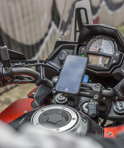Image of 8PCS Phone Holder in Bike, Anti Vibration Mobile Holder for Bikes, Kit for Urban Commuting and Outdoor Riding, Mobile Holder for Bike with Vibration Damper, Blue Black Design