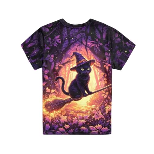 Image of Renewold Kids Novelty T-Shirt for Girls Boys Short Sleeve Crewneck Summer Tee Soft Breathable Graphic Shirt for Age 2-16
