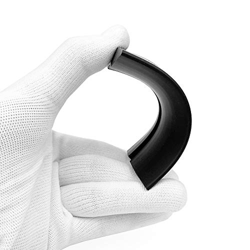 CARTINTS 4 Inch Black Mini Tube Rubber Squeegee Car Vinyl Wrap Squeegee Window Water Wiper Water Blade for Auto Wrapiing, Window Tinting, Kitchen Sink Cleaning