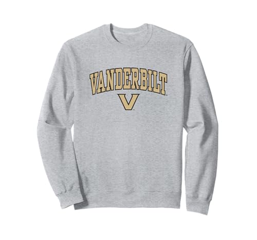 Vanderbilt Commodores Arch Over Logo Gray Sweatshirt