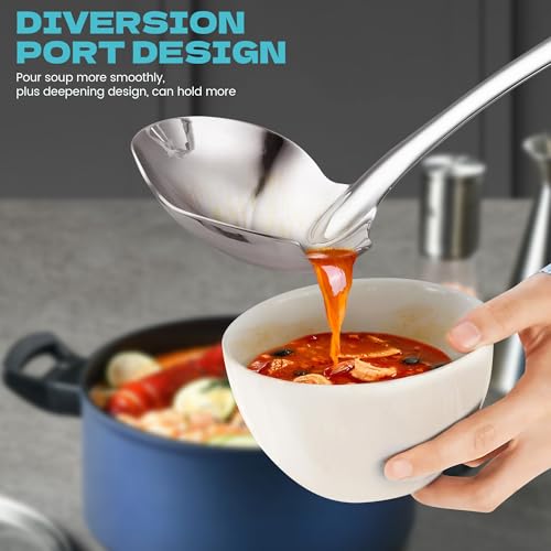 image for BAERFO 316L Stainless Steel Soup Ladle,12