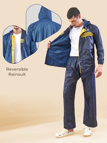 Image of LUX VENUS Reversible Rain Suit for Men.