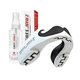 SafeJawz Sports Mouthguard and Cleaner Bundle, Gum Shield for All Contact Sports Football Rugby Hockey Lacrosse (Mo, Adult)