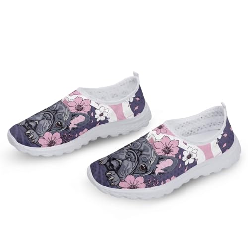 chaqlin Womens Ladies Walking Running Shoes Cute Print Slip On Lightweight Casual Tennis Sneakers Clothes Shoes3