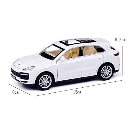 Image of Metal Pull Back Diecast Car 1:32 Porche Cayenne Pull Back Car Model with Sound Light Boys Gifts Toys for Kids【Pack of 1】