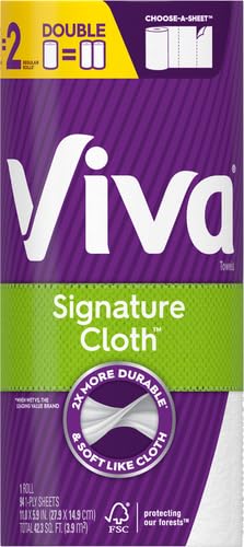 Image of Viva Signature Cloth Paper Towels, Choose-A-Sheet - 1 Double Roll (94 Sheets per Roll)