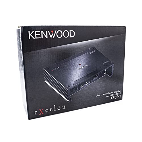 Kenwood X502-1 Excelon 500-Watt @ 2 Ohms Class D Subwoofer Amplifier #TOP5