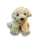 Jolitee Super Soft Plush Labrador Puppy Toy - 8' Cream Labradoodle Inspired, Cuddly Gift for All Ages, Ideal for Kids, Adults & Grandparents (Goldendoodle)