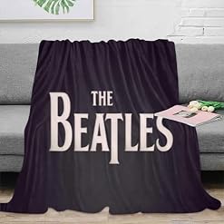 AMNOOL The Beatles Couvertures en flanelle d’automne et d’hiver, couverture en microfibre polaire ultra douce, couverture confortable et chaude avec impression 3D pour enfants et adultes 100 x 130 cm - Les Beatles, Paul McCartney, John Lennon, RIngo Starr, George Harrison AMNOOL The Beatles Couvertures en flanelle d'automne et d'hiver, couverture en microfibre polaire ultra douce, couverture confortable et chaude avec impression 3D pour enfants et adultes 100 x 130 cm – Image 2