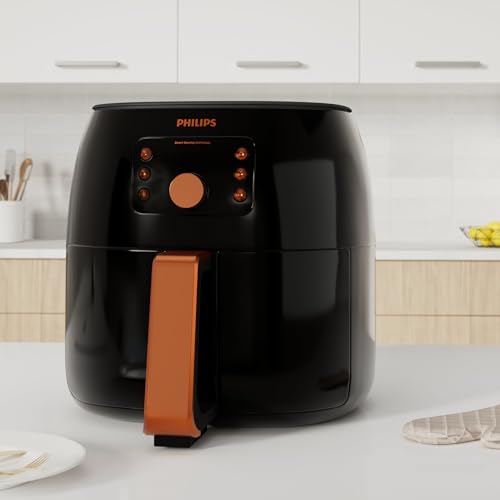 Airfryer Philips Smart Sensing XXL, 7.3L (1.4kg), 90% de...