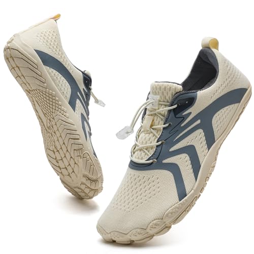 Image of WateLves Water Shoes Men Women Beach Barefoot Aqua Socks Breathable Wide Swim Outdoor Walking Anti Slip Pool Shoes for Hiking Kayaking Diving Surfing