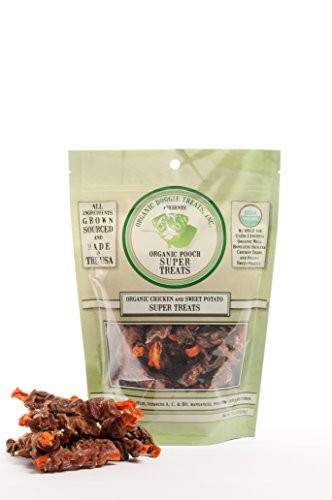 Organic Chicken and Sweet Potato Treats (Light Brown to bark Brown and Light Orange to Bright Orange, 2" - 5")
