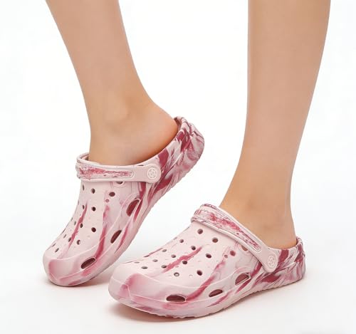 Image of Gaatpot Mens Womens Garden Clogs Shoes with Arch Support Unisex Gardening Slip on Sandals Beach Slippers Shoes Clog