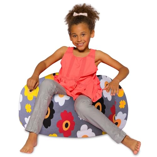 Stylish Medium Bean Bag Chair for Kids Teens Adults Toddlers with Removeable Washable Cover 27