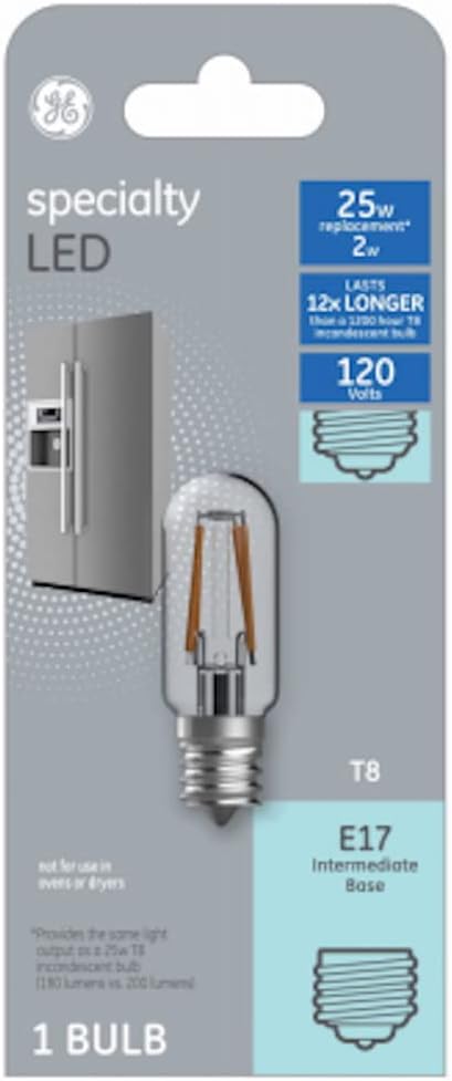 GE Lighting Refrigerator LED 25W Replacement T8 Bulb (1-Pack)