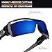 Alphax Pacafic Blue Mirrored Polarized Replacement Lenses for Oakley Oil Rig Sunglasses