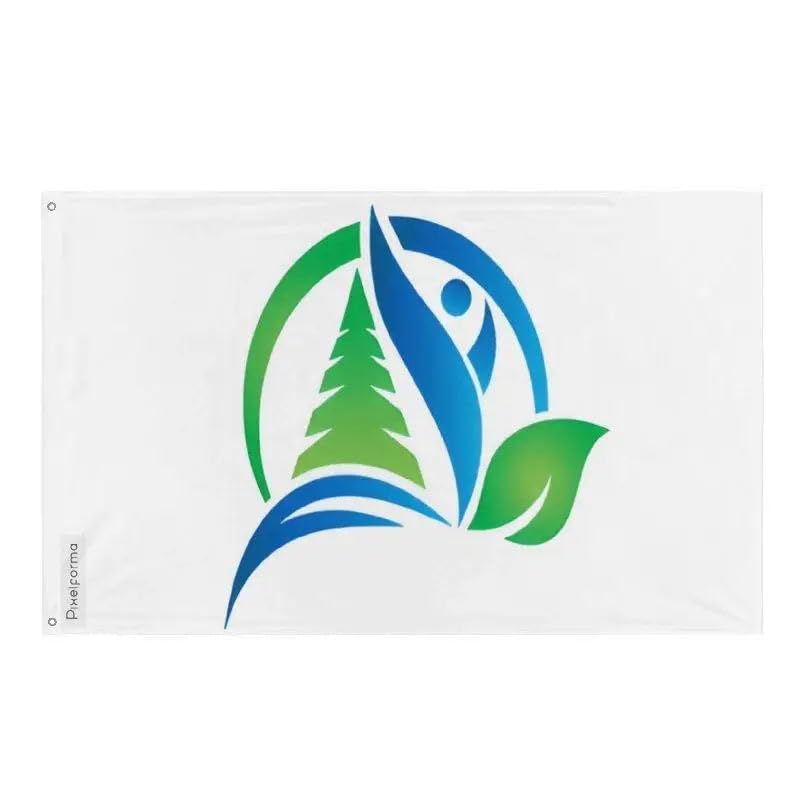 Drapeau La Matapédia toutes tailles polyester résistant intérieur extérieur