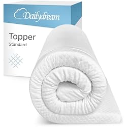 Colchóncillo Topper Ikea Cubrecolchón viscoelástico Dailydream Model M con Efecto viscoelástico, 80x200x5cm, Edition Standard