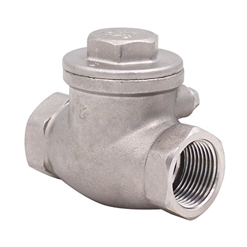 Derpipe 3/4 Inch Swing Check Valve - Wog 200 Psi Stainless Steel Ss304 Cf8M Npt #TOP4