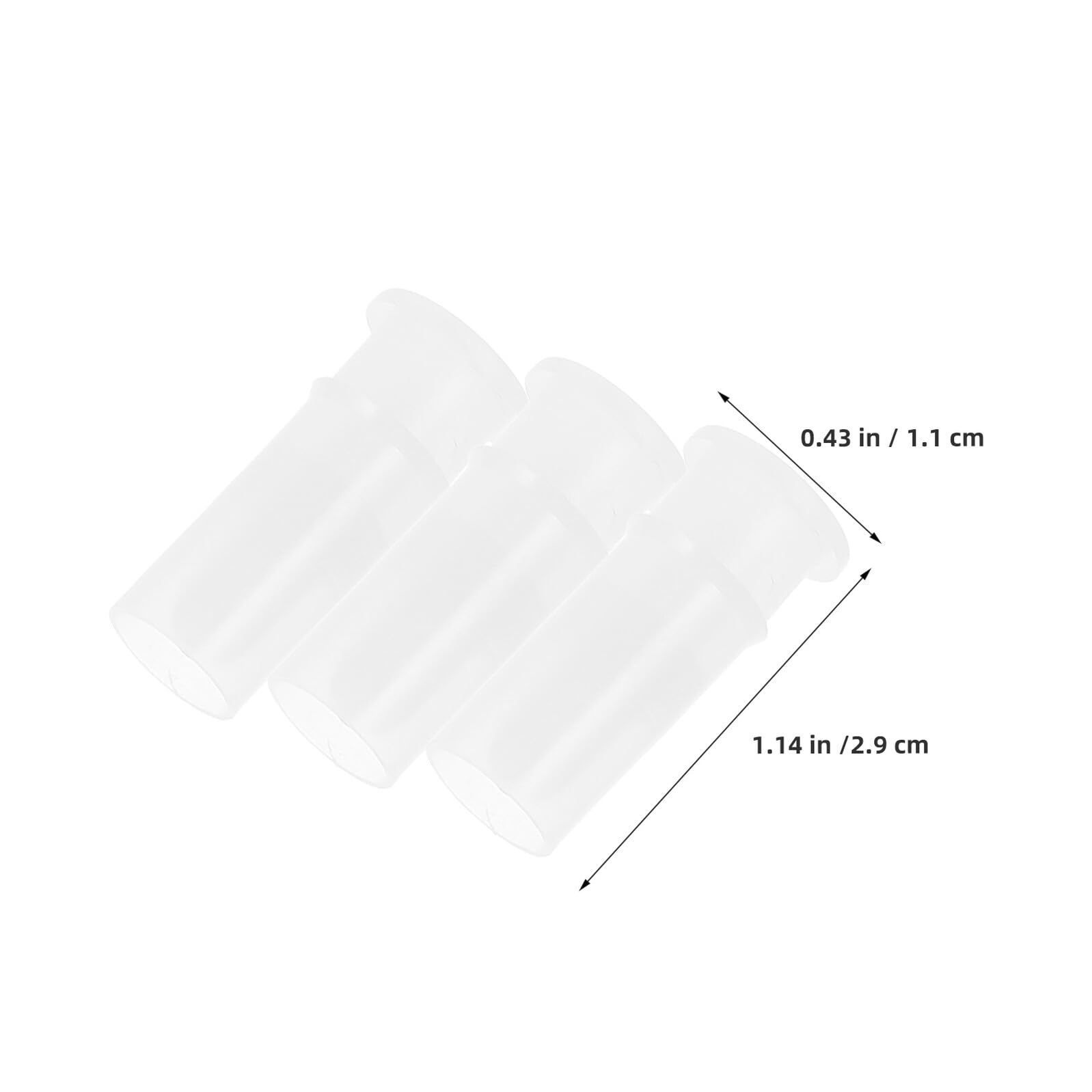 GARVALON 100 Pezzi Inserti Fischietti per Bambole di Peluche Doppio Suono Ricambi Squeaker per Giocattoli Cani e Palline Animali Domestici Accessori per Riparazione Giocattoli Peluche