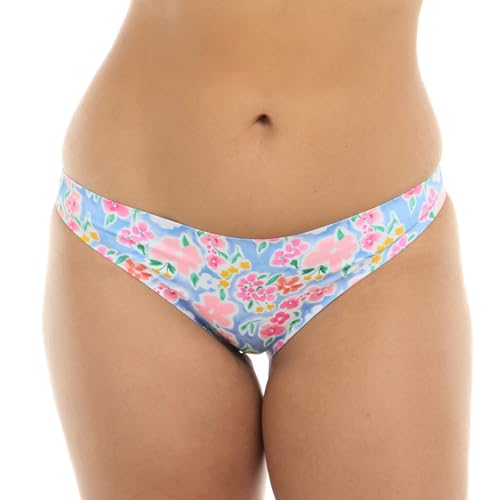 Body Glove Basic Fuller Coverage Bikini Bottom Swimsuit Bragas, Daydream Floral Reversible, S para Mujer