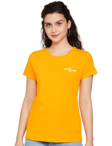 Image of Amazon Brand - INKAST Women's Cotton Stretch Half Sleeve Round Neck Regular Fit T-Shirt (Pack of 2)