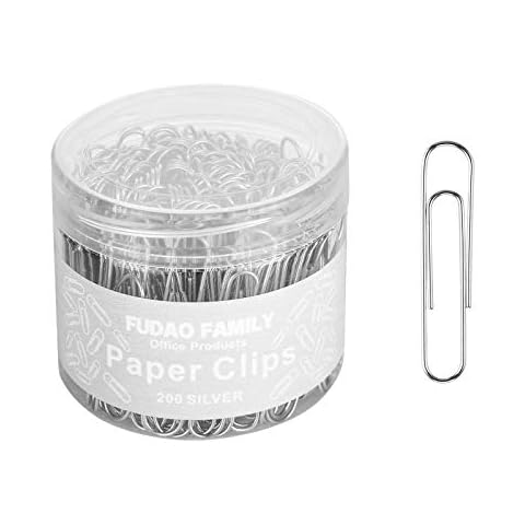 Jumbo Paper Clips, 50mm Paper Clip, 200 pcs Large Paperclips Cover