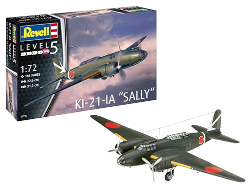 Revell 03797 Ki-21-la Sally 1:72 Scale Unbuilt/Unpainted Plastic Model Kit