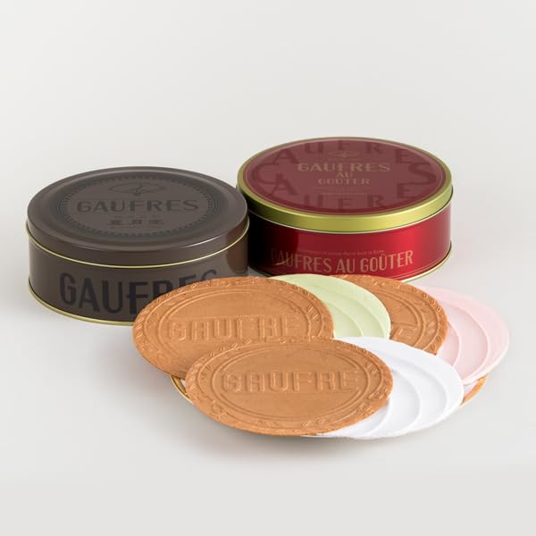 Kobe Fugetsudo Gaufres Au Gouter 10S & Gaufres 10S, 2-Box Set, Kobe Sweets, Omiyage Gifts Souvenirs, MADE IN JAPAN