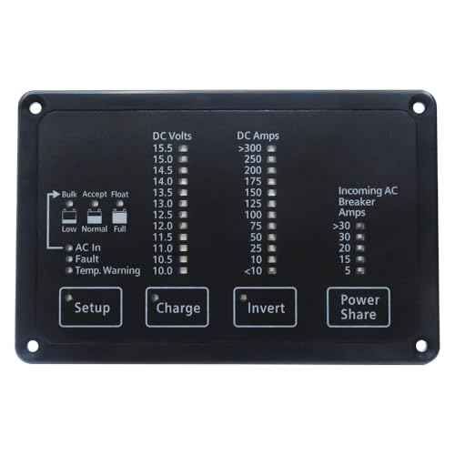 Image of 12V Remote Control Panel 84-2056-01, Compatible with Xantrex Heart FDM-12-25, Fit for Freedom 81-2010-12 Inverter /Charger