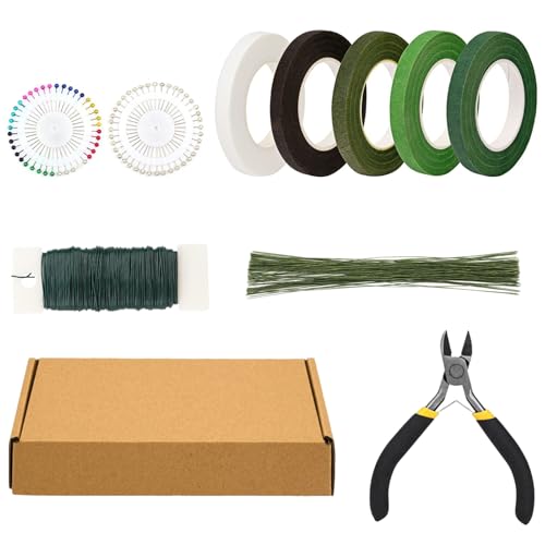 Kit pour faire des bouquets : 10 outils floraux essentiels pour travaux manuels et tiges