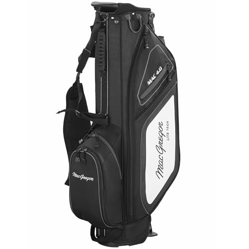 MacGregor Principal 7" Golf Stand Bag with 5 Pockets and Shoulder Strap, Black - Image 3