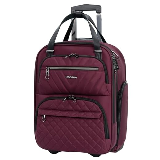 Can bipap go on as carry on luggage KROSER Underseat Luggage for Women