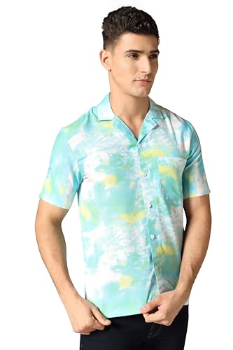 Image of DHRUVI TRENDZ Shirt for Men | Mens Casual Shirt | Men Stylish Shirt | Men Printed Shirt | Men's Regular Fit | Men Formal Shirt | Men's Solid Slim Fit
