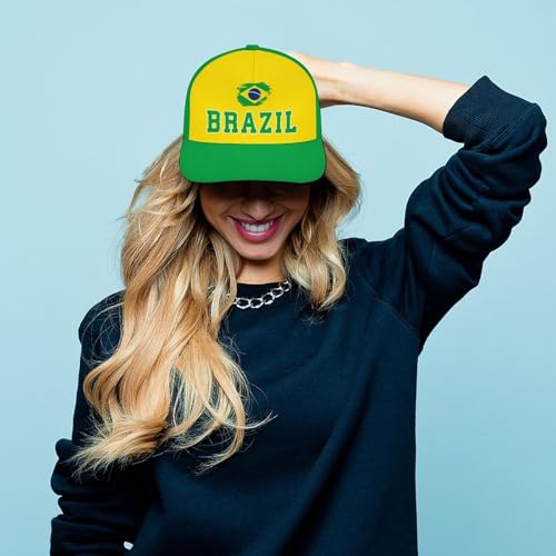 Image of Soccer National Team Baseball Cap for Men Women Adjustable Snapback Summer Sun Hat Game Day Hat for Soccer Fans