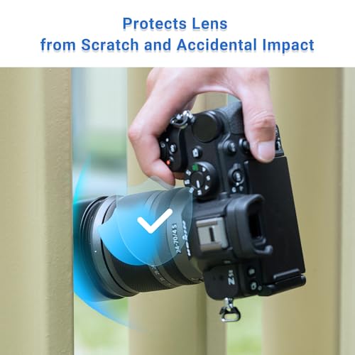 JJC 82mm Parasol de aluminio metálico de rosca para lentes de cámara | Compatible con Sigma 24-70mm f/2.8 DG DN II, Canon EF 24-70mm f2.8L II USM, Nikon Z 24-70 mm f2.8 S, Z 35mm f/1.2 S miniatura 3