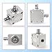 CNCTOPBAOS Right Angle Steering Gear 90° Angel Drive,Tapered Bevel Gearbox 1:1 Ratio,Single Output 15mm Shaft 1.5 Module 20 Steel Teeth,Aluminum Alloy Housing 2000RPM 750N Lead for Industrial Machine