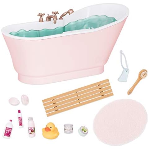 Our Generation by Battat- Bath & Bubbles Deluxe Set for 18" Dolls- Toy, Doll & Accessories for 18" Dolls- Ages 3 Years & Up Cover