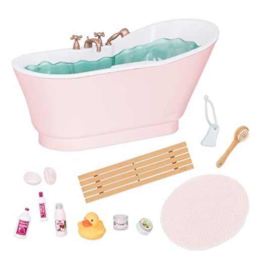 Our Generation by Battat- Bath & Bubbles Deluxe Set for 18" Dolls- Toy, Doll & Accessories for 18" Dolls- Ages 3 Years & Up