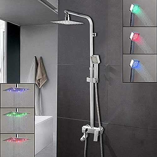 Ensemble de douche LED anticalcaire pour rénover une salle de bain ancienne facilement