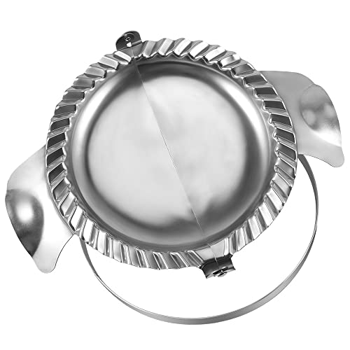 Pamiso Extra Large Empanada Maker - 7 Inch Seal With Dough Cutter Circle, Stainless Steel Press, Pastry Tools, Pocket Pie Maker